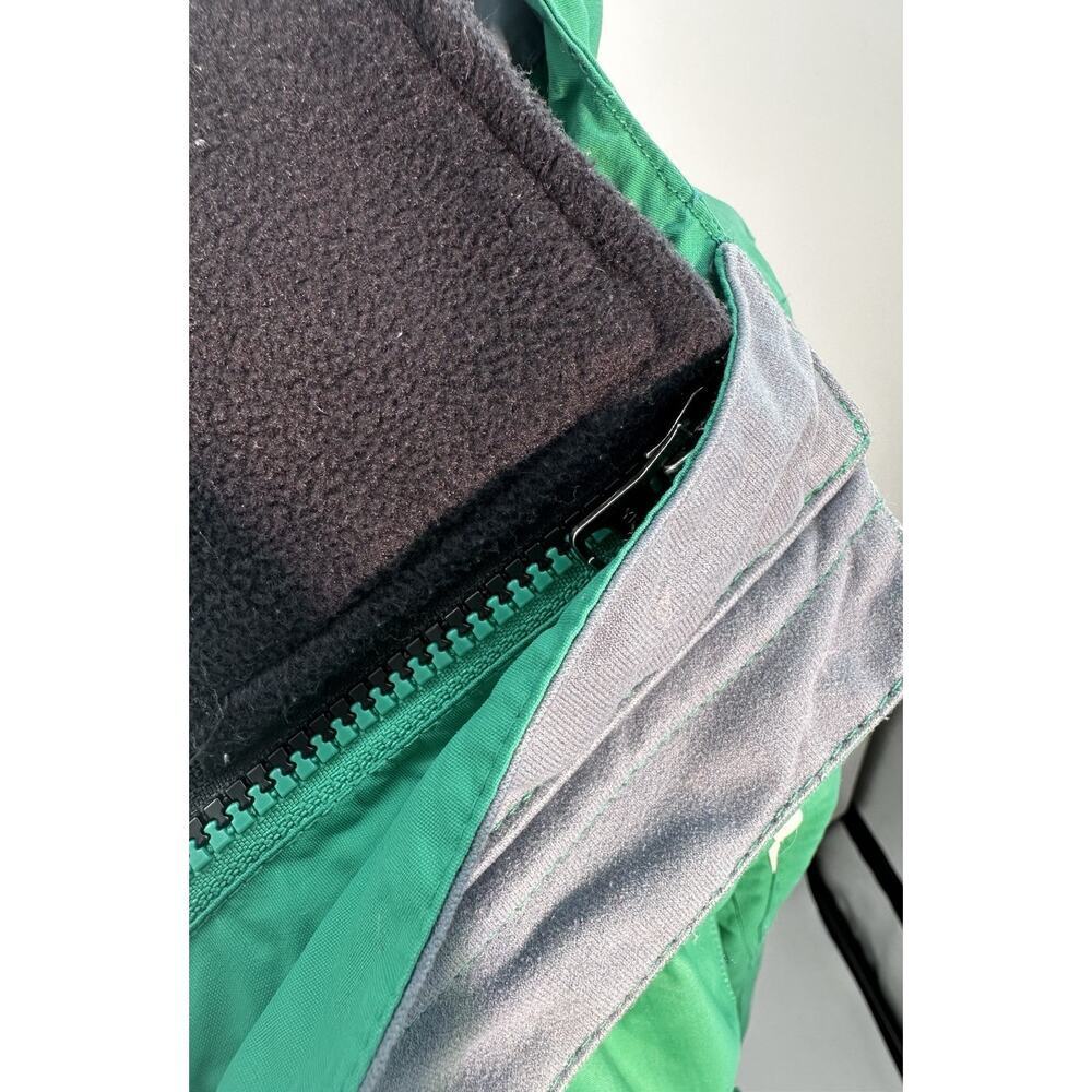 Columbia Women’s Interchange Jacket Green Size L Hooded Waterproof Fleece - Picture 5 of 7